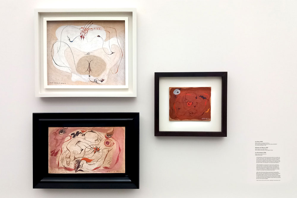 signaletique de l'exposition andre masson - centre pompidou metz