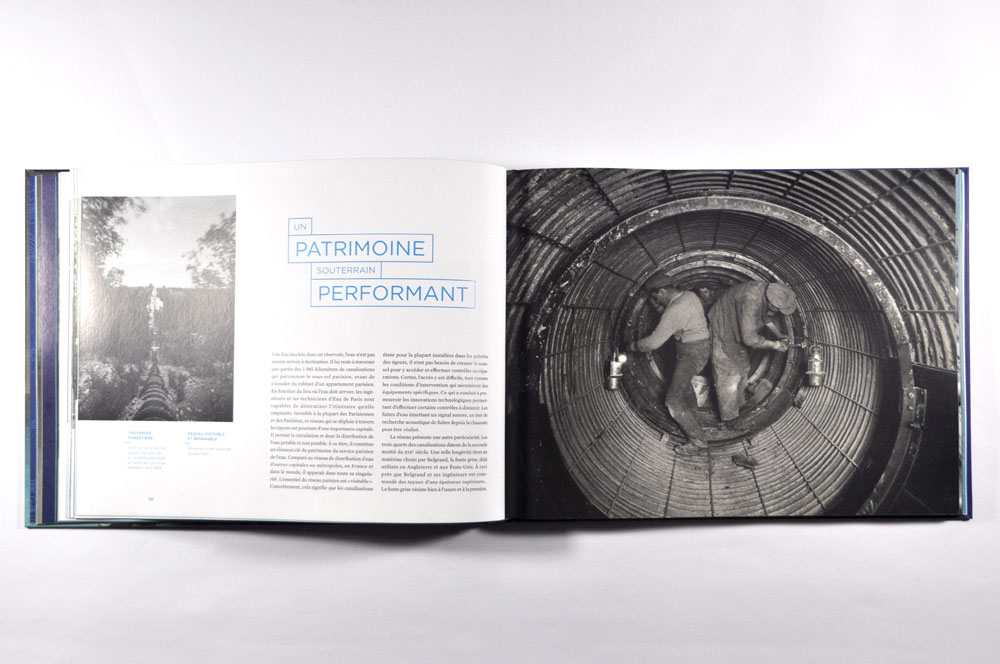 livre patrimoine eau de paris - design romain hisquin