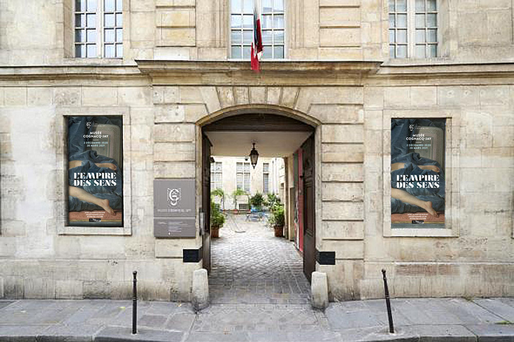 projet affiche Empire des sens - musee cognacq-jay