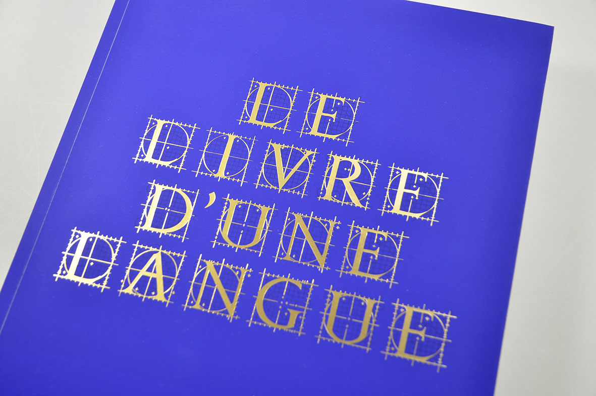 couverture livre cite internationale langue française - design romain hisquin