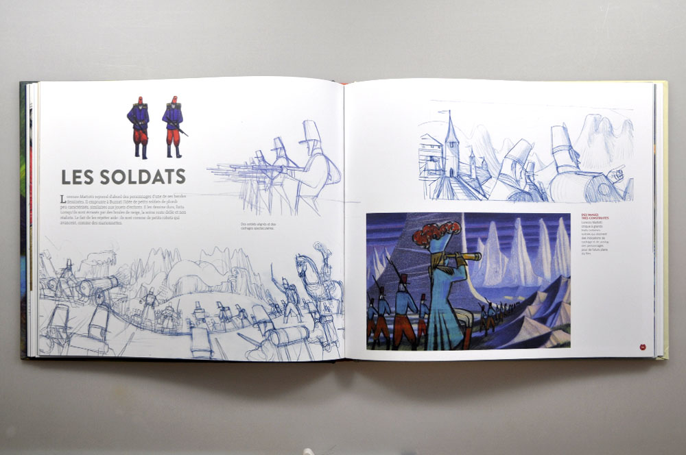 art book lorenzo mattoti - design romain hisquin