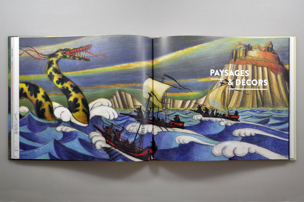 art book lorenzo mattoti - design romain hisquin